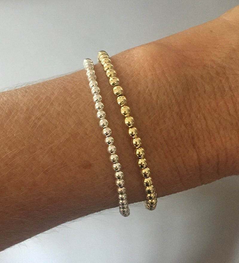 pulsera luz plata