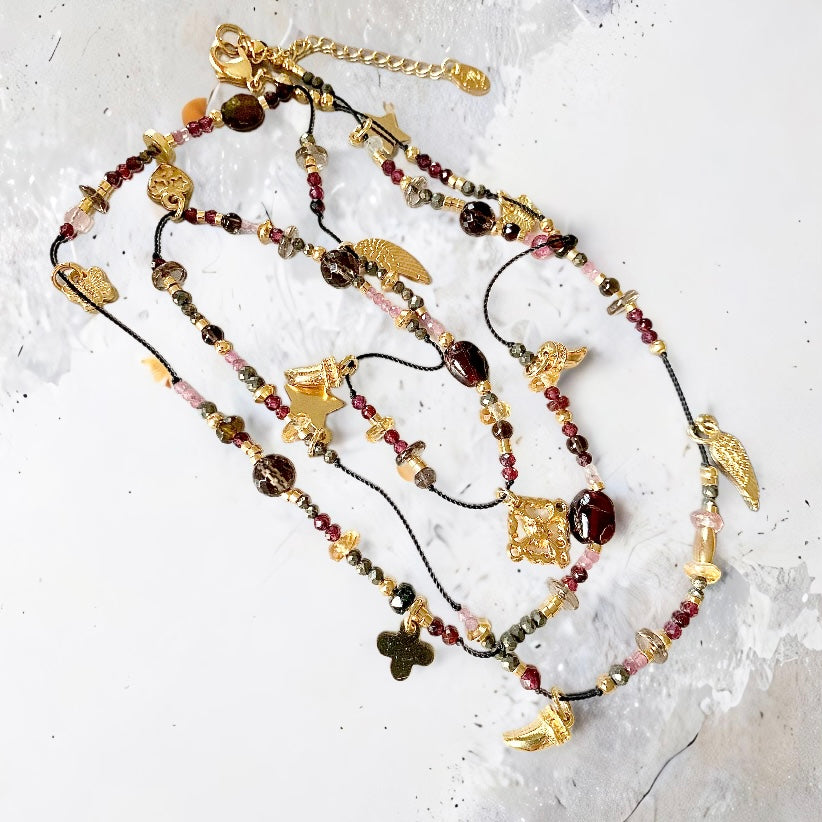 Collar hilo bari oro