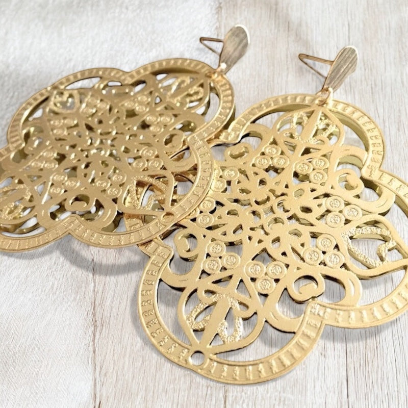 Aros loira oro