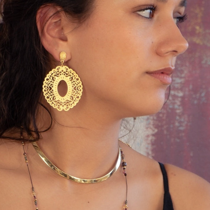 Collar choker bari oro