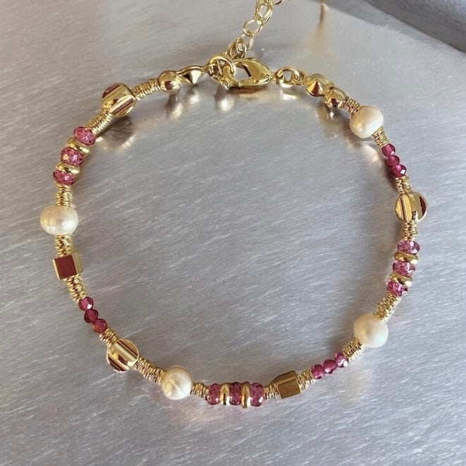 Pulsera margarita oro
