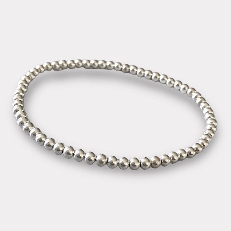 Pulsera luz 3 mm plata