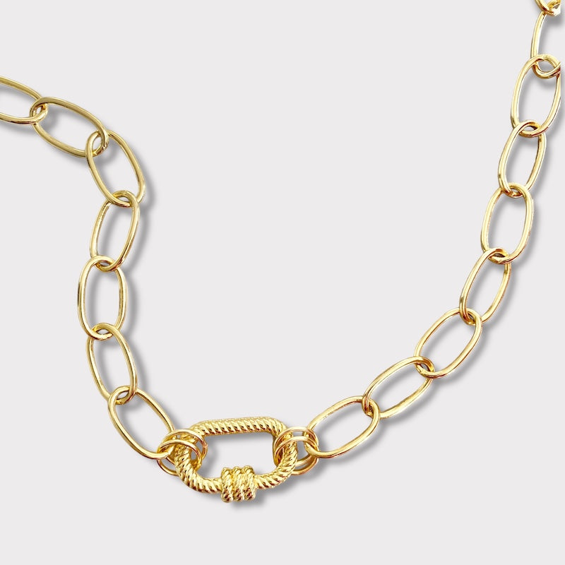 Collar amanda broche oro