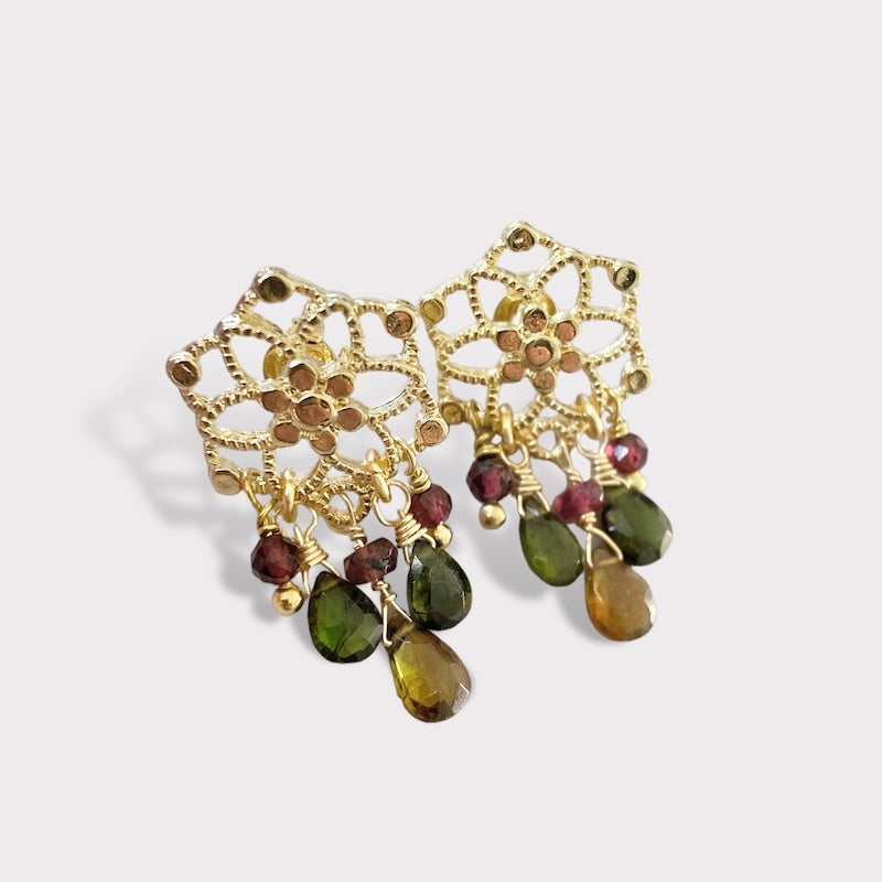 Aros anet piedras oro