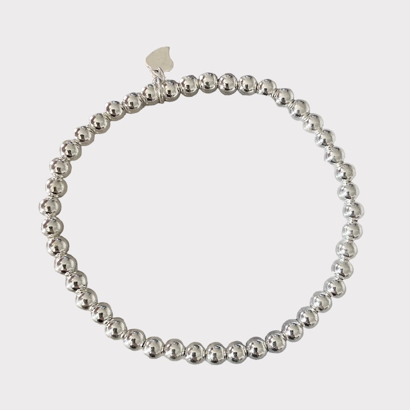 Pulsera luz 4 mm plata