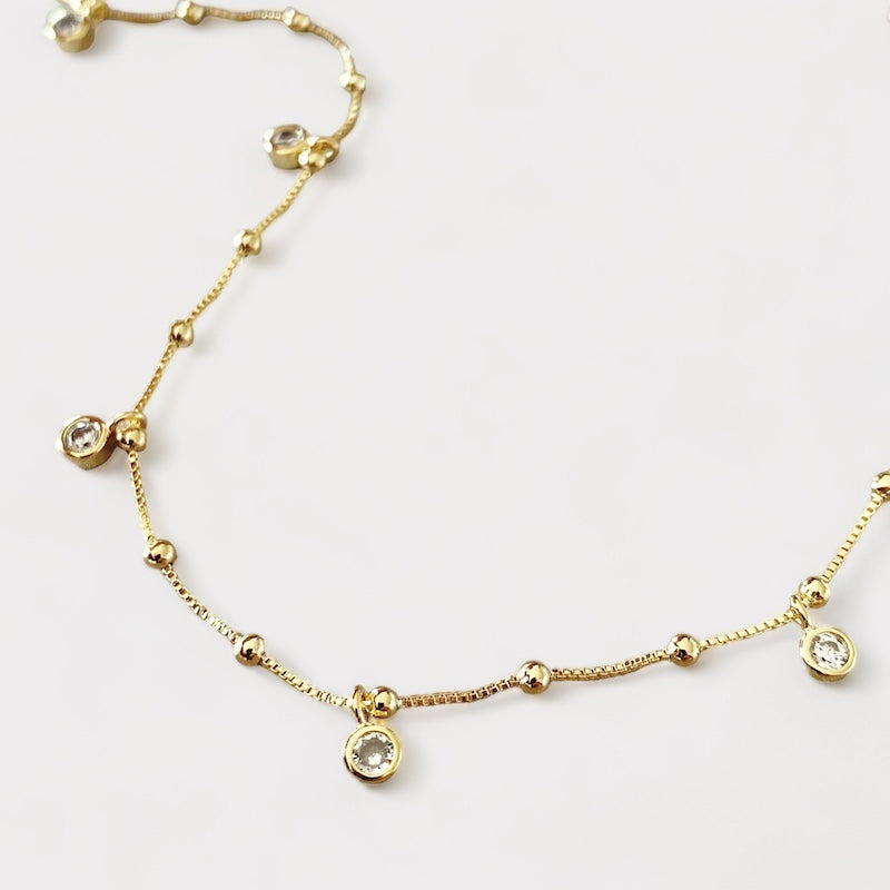 Collar choker luz oro