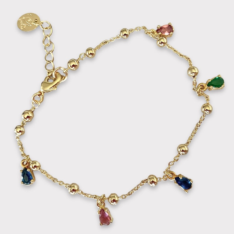 Pulsera alaniz colores oro