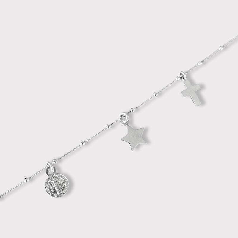 Pulsera alaniz plata