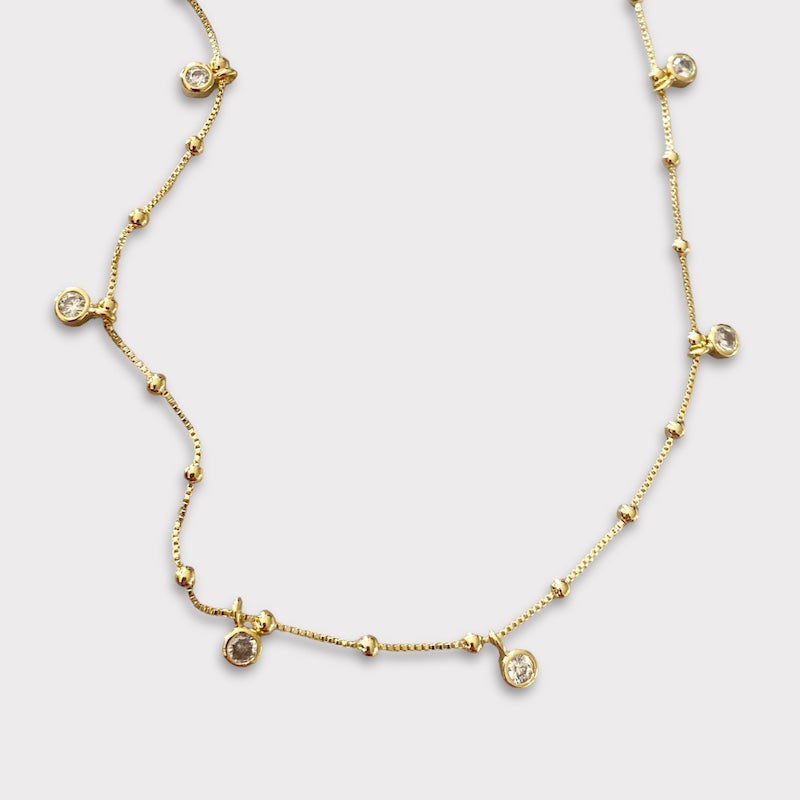 Collar choker luz oro