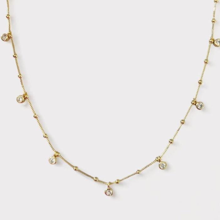 Collar choker luz oro
