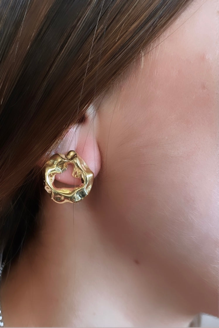Aros inés oro