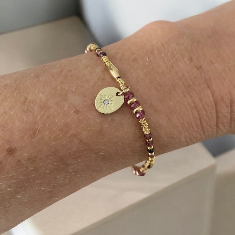 Pulsera praga oro