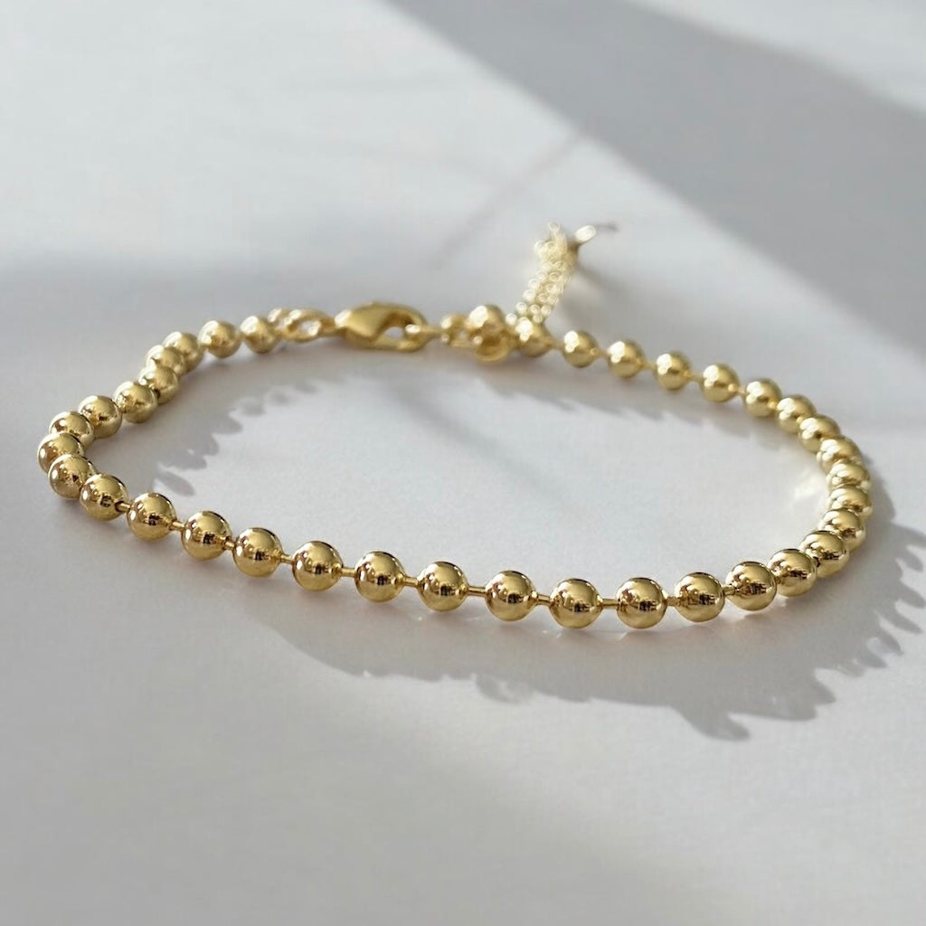 Pulsera luz broche oro