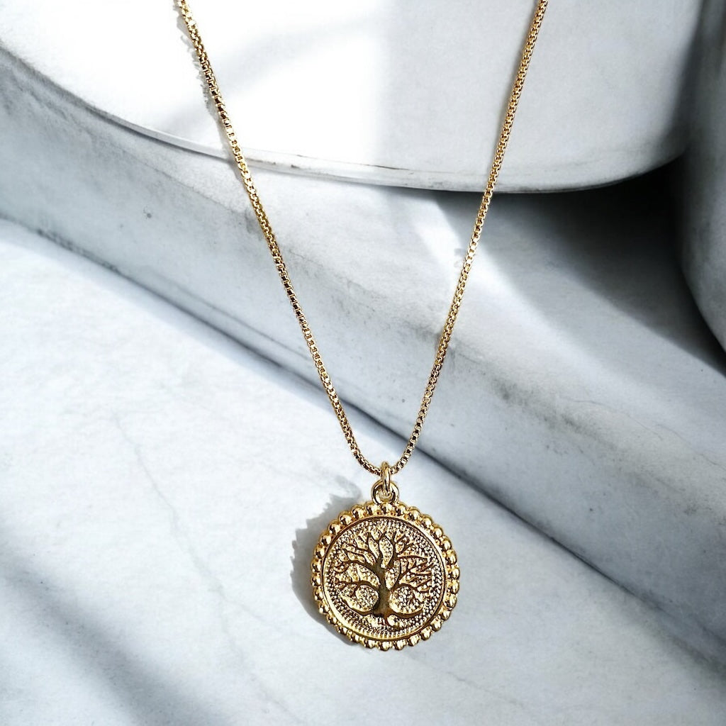 Collar árbol de la vida oro