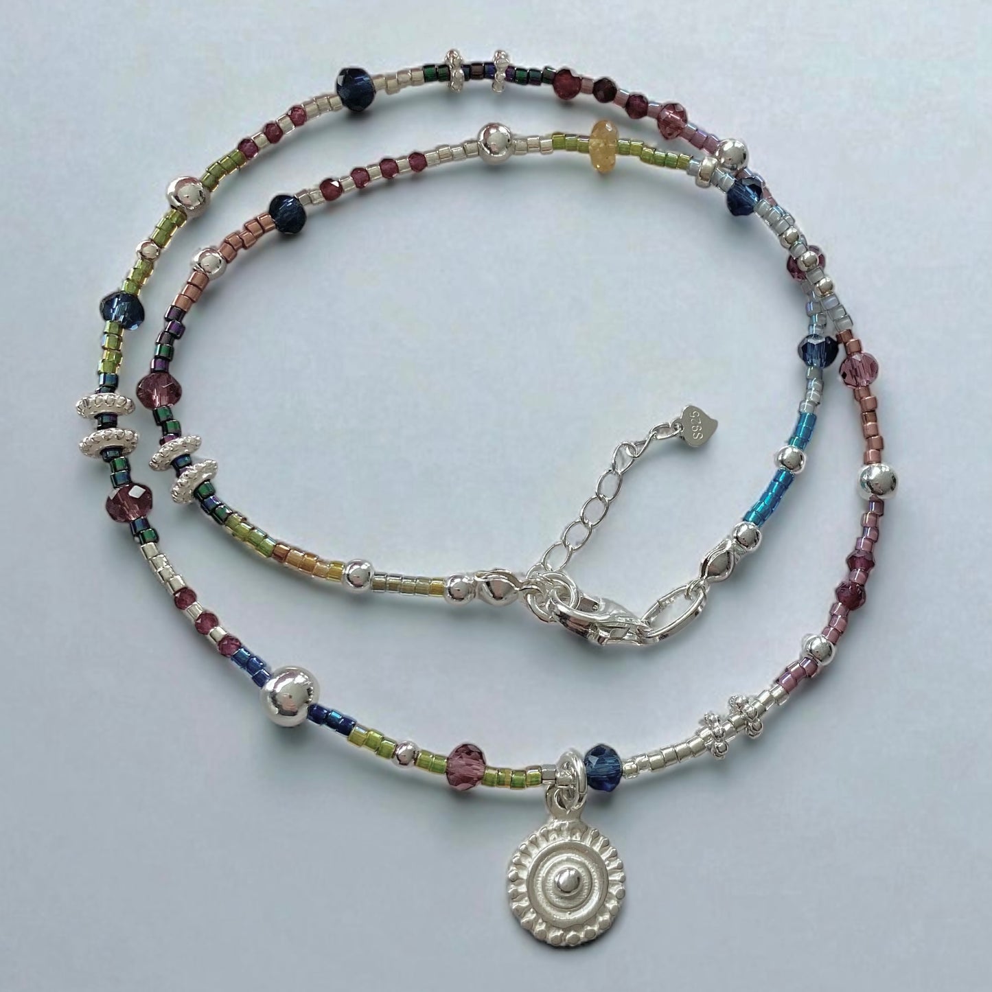 Collar etro dije plata