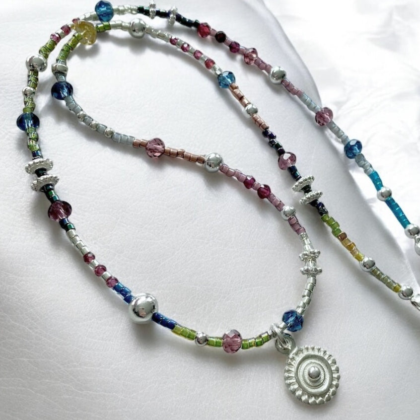 Collar etro dije plata