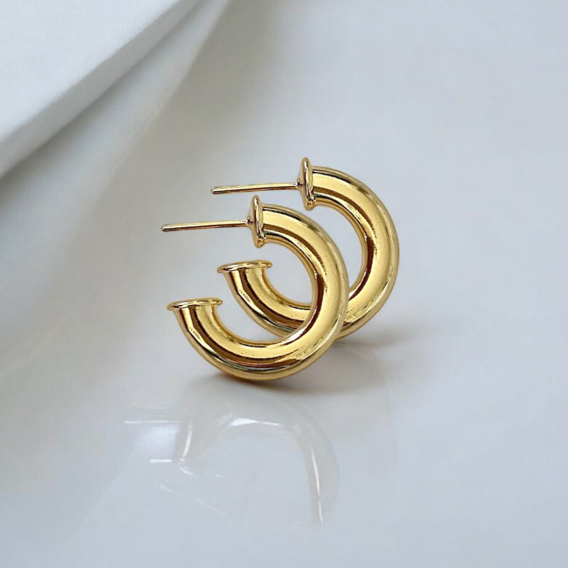 Aros argolla carlota oro