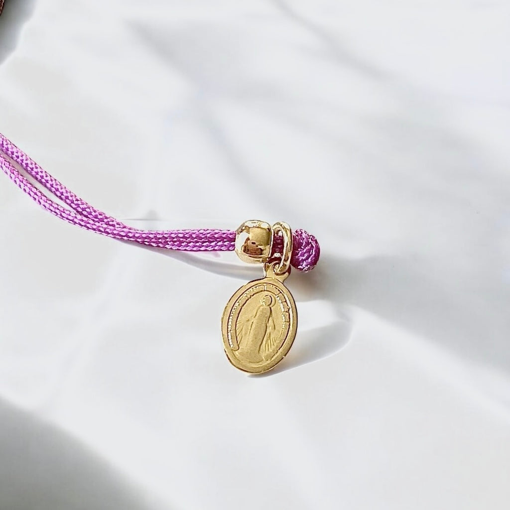 Pulsera caja cruz circones oro