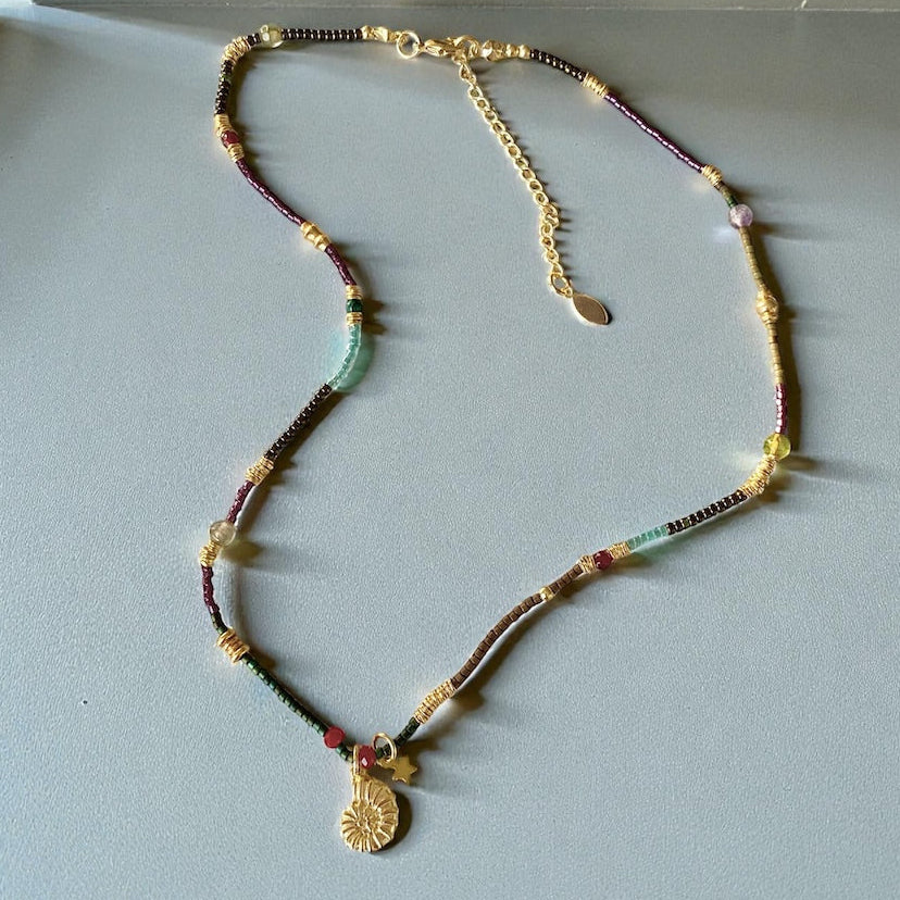 Collar etro shell oro