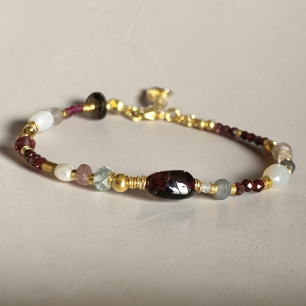 Pulsera niza oro