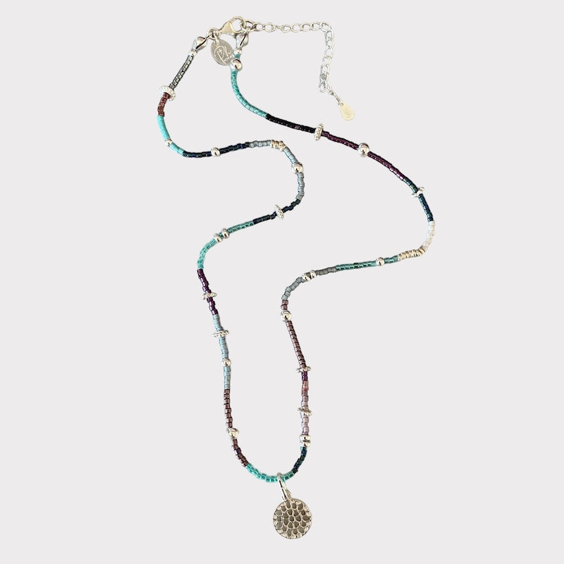 Collar etro mini mandala plata