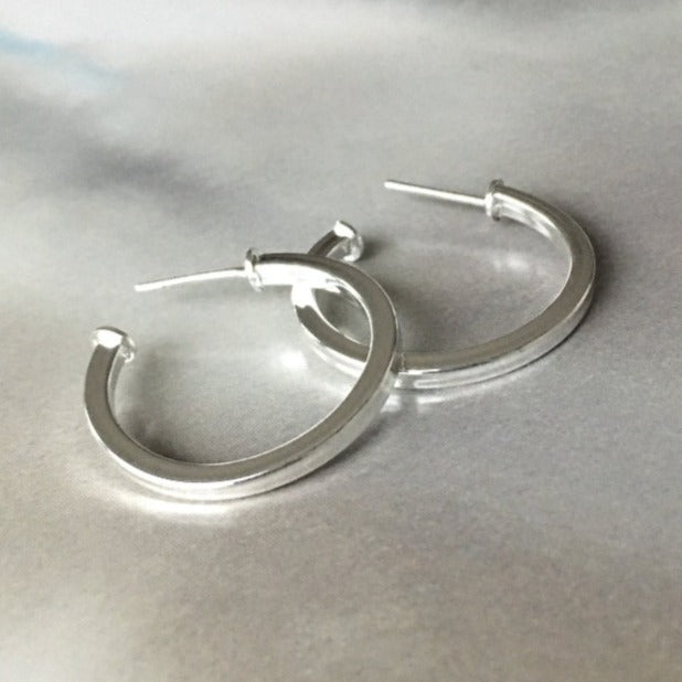 aros argolla básico plata