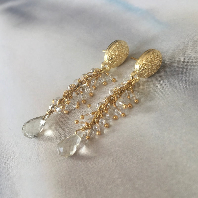 Aros luces oro