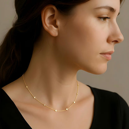 Collar ema circones oro