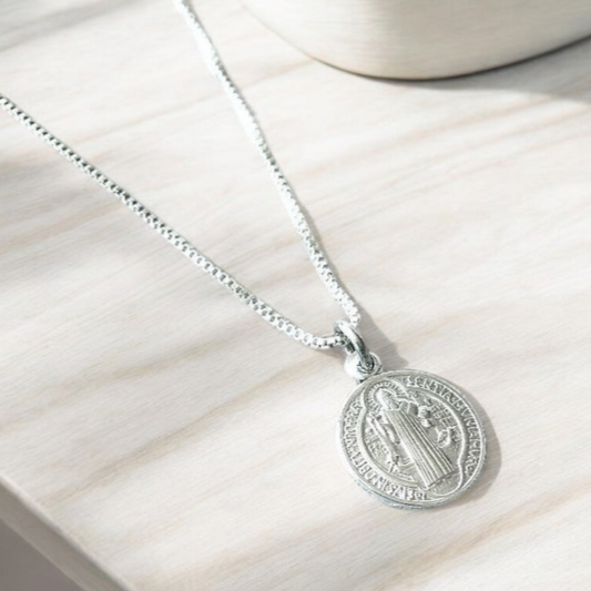 Collar San Benito plata 925