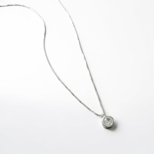 Collar punto de luz 5mm plata 925