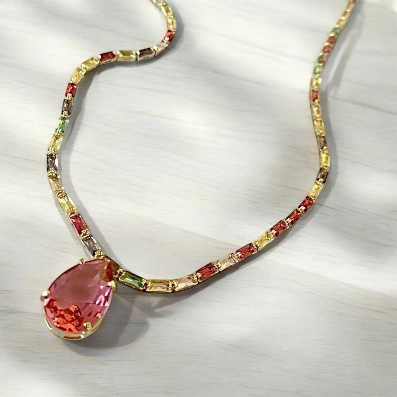 Collar choker leonor oro
