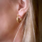 Aros argolla roma oro blanco