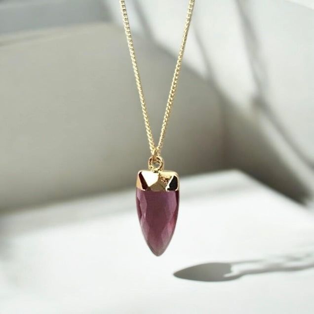 Collar punta oro