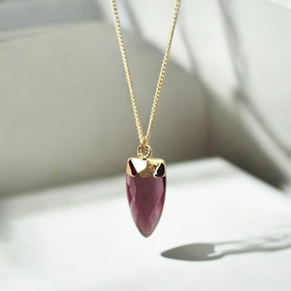 Collar punta oro