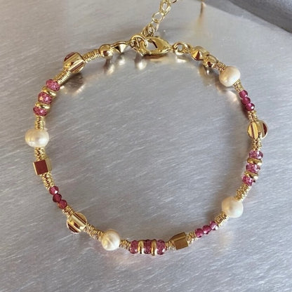 Pulsera margarita oro