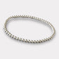 Pulsera luz 3 mm plata