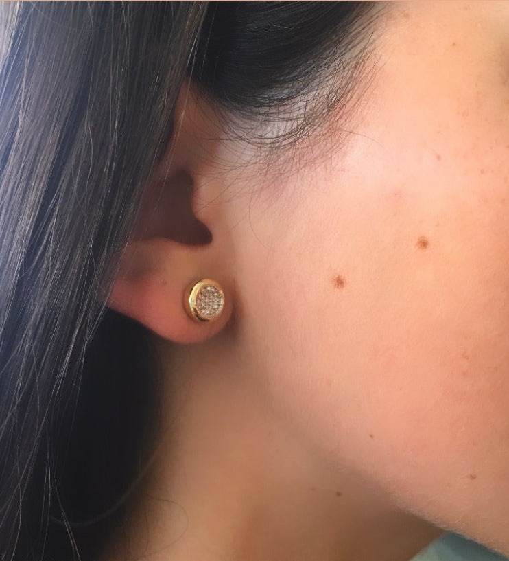 Aros lili oro