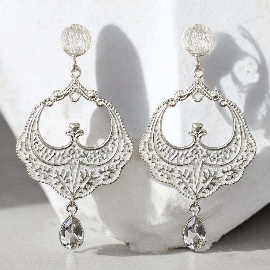 Aros nerea plata 925