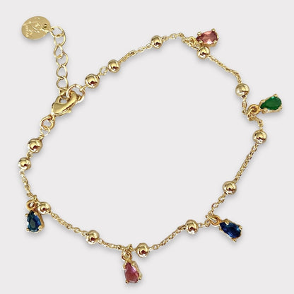 Pulsera alaniz colores oro