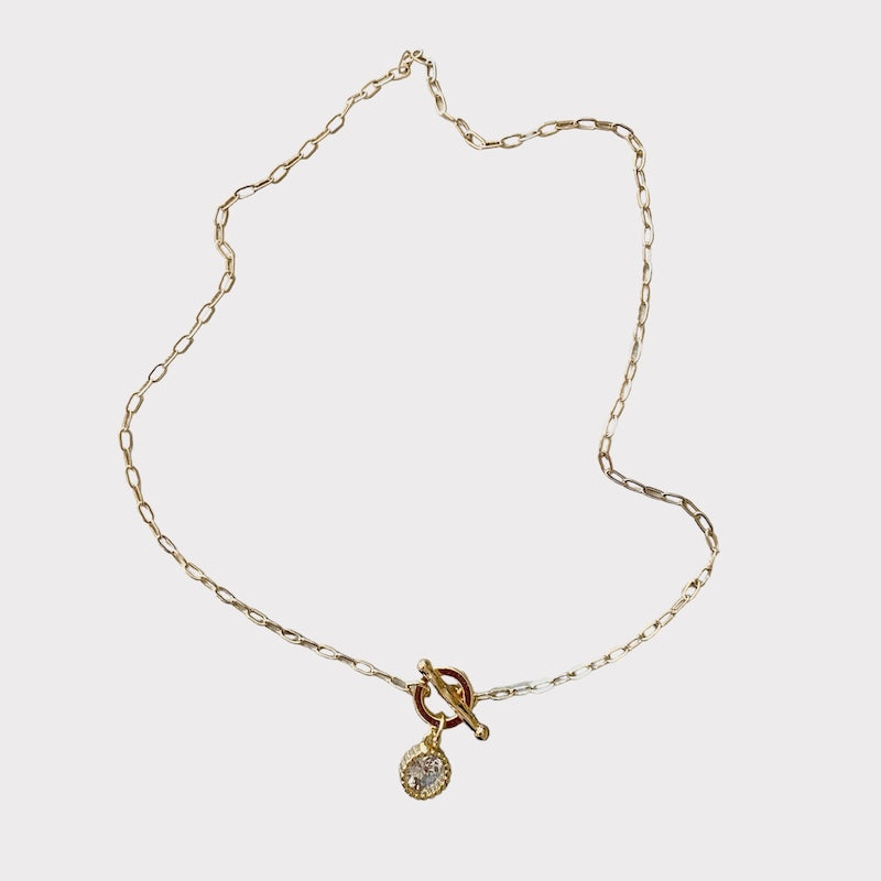 Collar liz circón oro