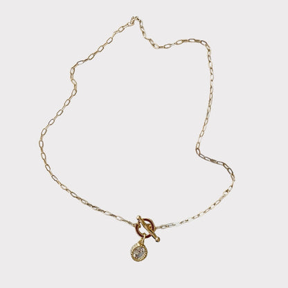 Collar liz circón oro