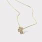 Collar cruz circones oro