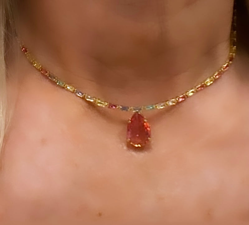 Collar choker leonor oro