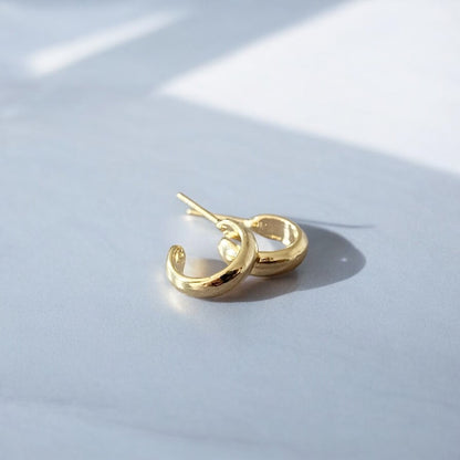 Aros argolla flo oro