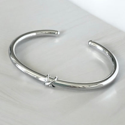 Esclava acqua oro blanco