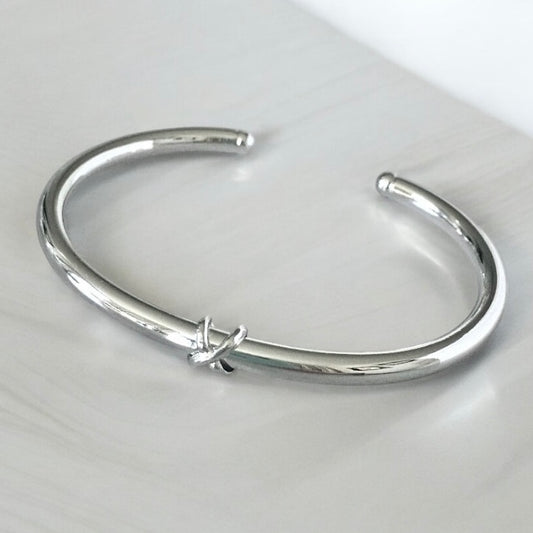 Esclava acqua oro blanco
