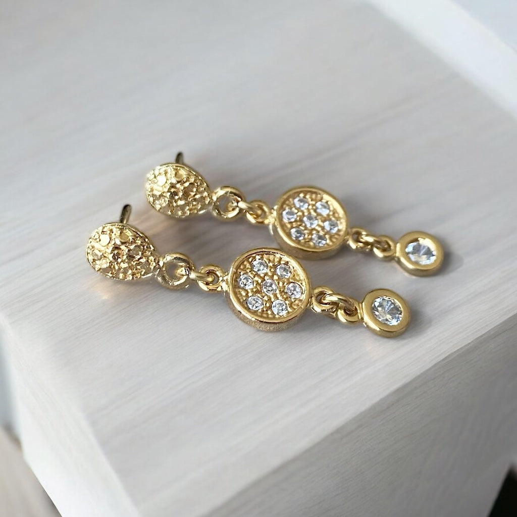 Aros sissi circones oro