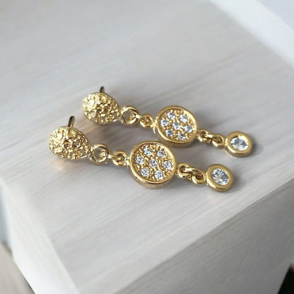 Aros sissi circones oro