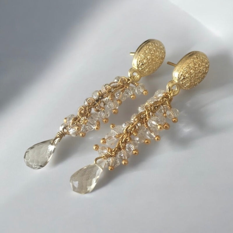 Aros luces oro