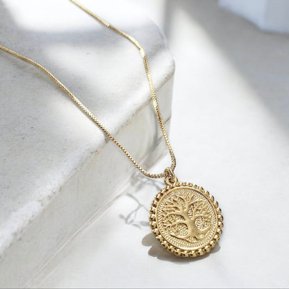 Collar árbol de la vida oro